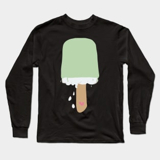 Melted Mint Ice Cream Long Sleeve T-Shirt